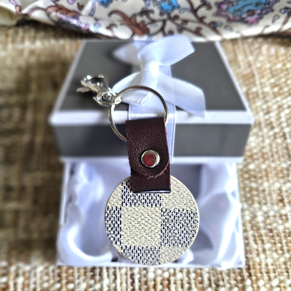 Repurposed/Upcycled keychain
